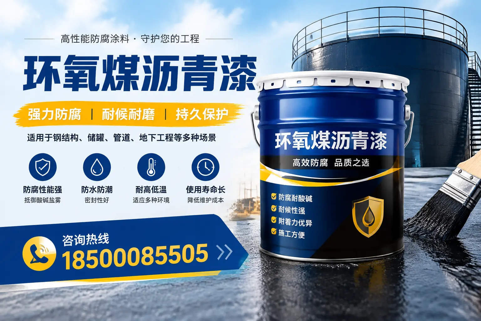环氧煤沥青漆在工业中的应用，喀什企业的选择